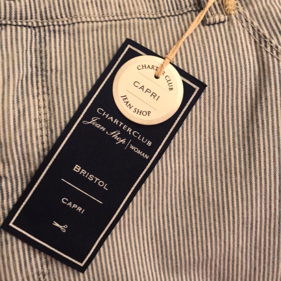 🔥2 x $25🔥Charter Club Bristol Capri in Seaside - Picture 4 of 6